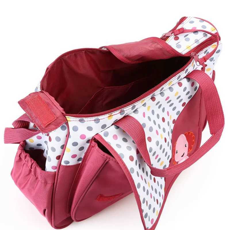 Diaper Bags Cartoon Baby Diaper Bag Suits Maternity Bag Mummy Travel Bag Handbag Stroller Bag Mom Hand Totes Women Nappy Storage Organizer Y2502275F4Z