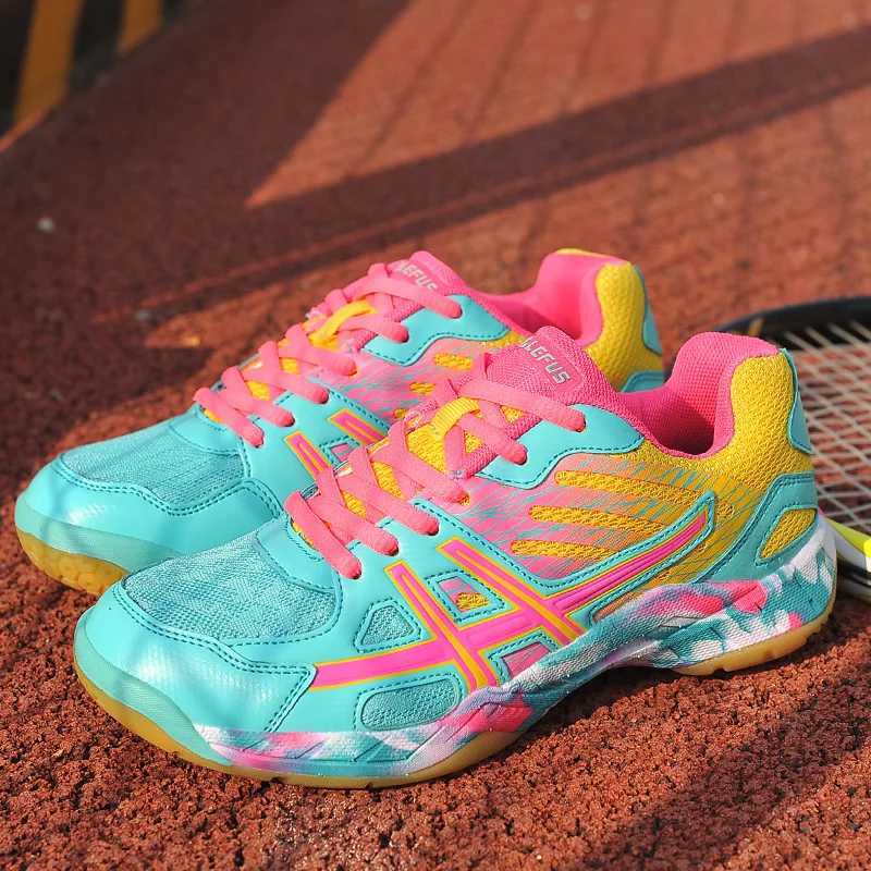 Mens Badminton Breathable Field Training Sports Professional Outdoor Design Mesh Tennis Shoes for Women Z250227