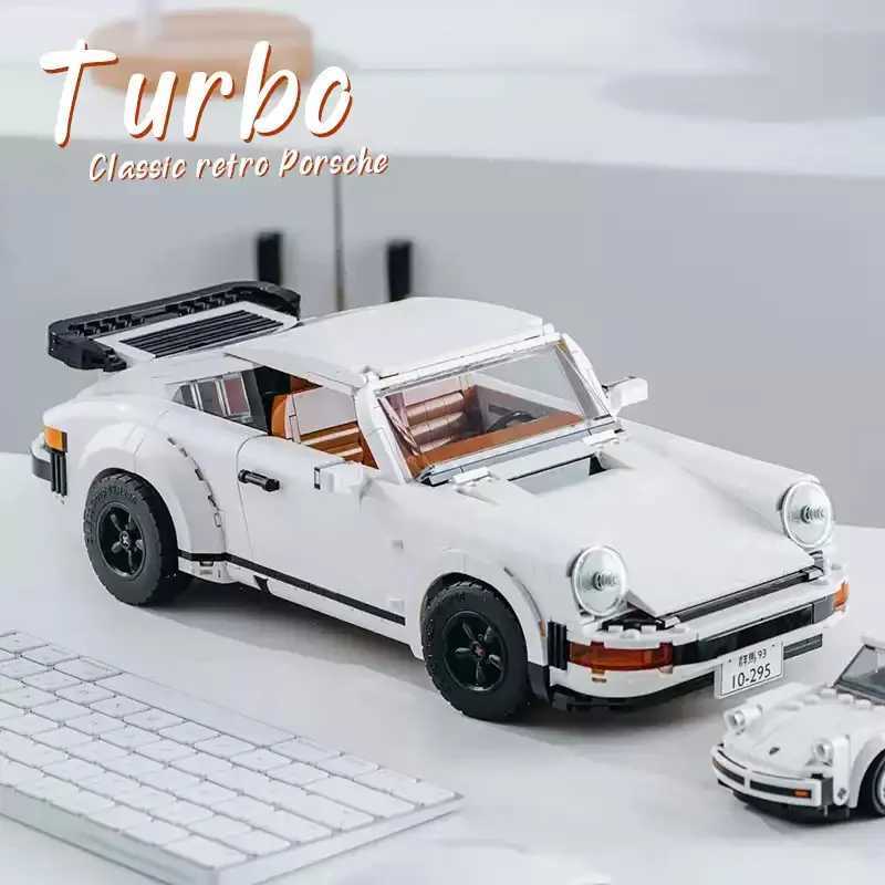 1458 Particle Technical Building Blocks Set 2in1 Race Classic Retro Roadster Toy Adt Boy Assembled Model Christmas Gift Y250227