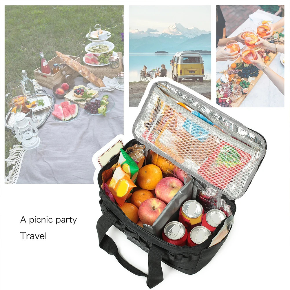 Ship from US Mens outdoor heavyduty lunch bag leak proof work durable heat cooler camping picnic 250227FBB