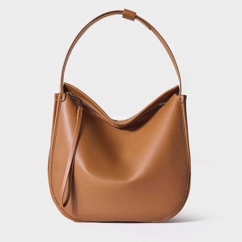 Toptrends Retro Genuine Leather Underarm Shoulder Bags For Women 2025 Designer Large Messenger Tote Hobo Ladies Handbags