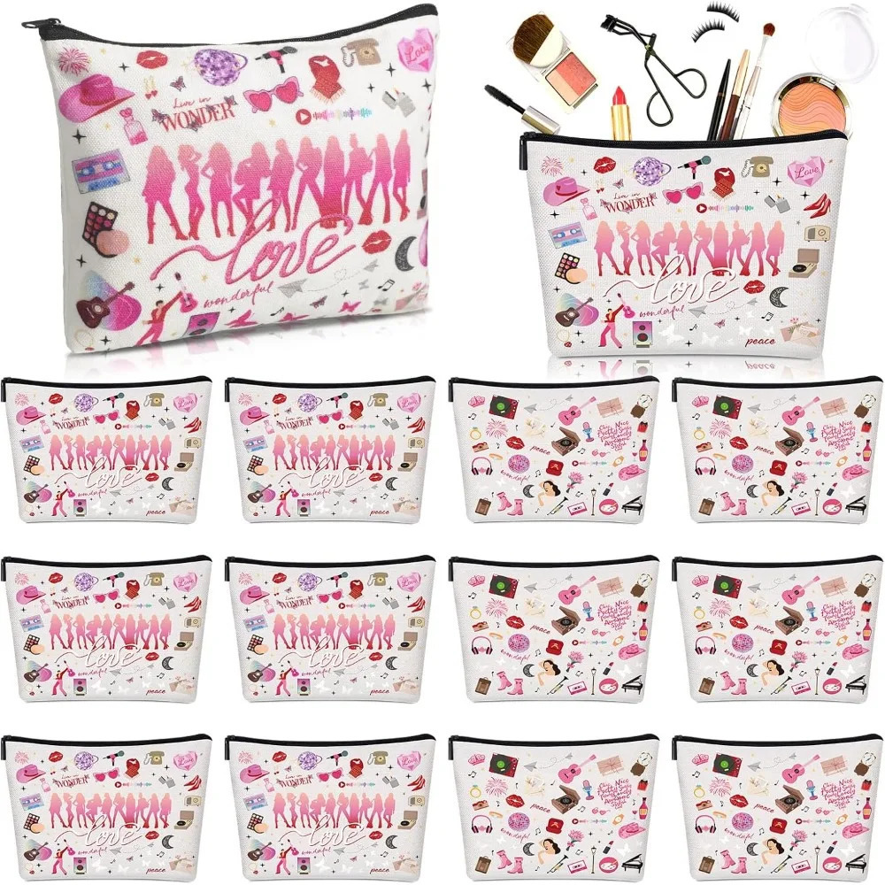 Ship from US Makeup bag for inspiring female singer travel makeup portable stationery storage music lover gift 250227FBB