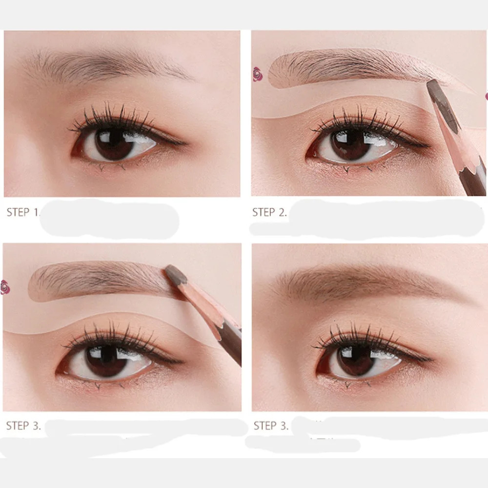 20 sets 24 Styles Eyebrow Shaping Stencils Grooming Kit Makeup Shaper Set Template Tool l For Women Beauty Model 250224