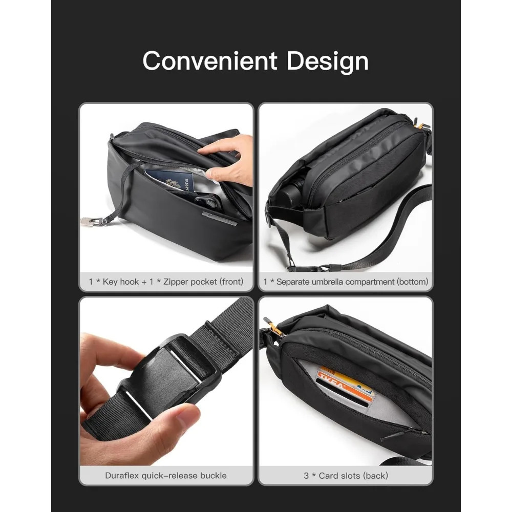 Ship from US Fashionable cross shaped bag with adjustable shoulder straps 250227FBB