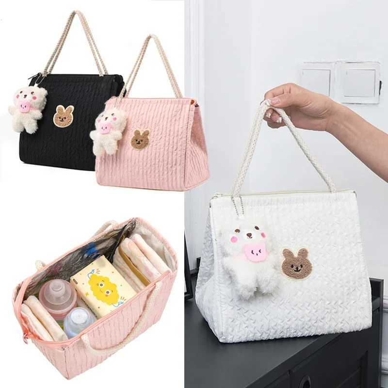 Diaper Bags Maternity Bag Cute Bear Baby Diaper Bag Lightweight Portable Handbags Mummy Outdoor Nappy Storage Bags Insulated Lunch Bags Y250227BDBT