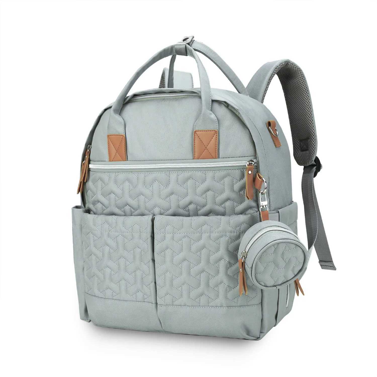Diaper Bags Fashionable new baby diaper bag backpack multifunctional diaper bag organizer with hot milk bottle bag baby bag Y2502278DEH