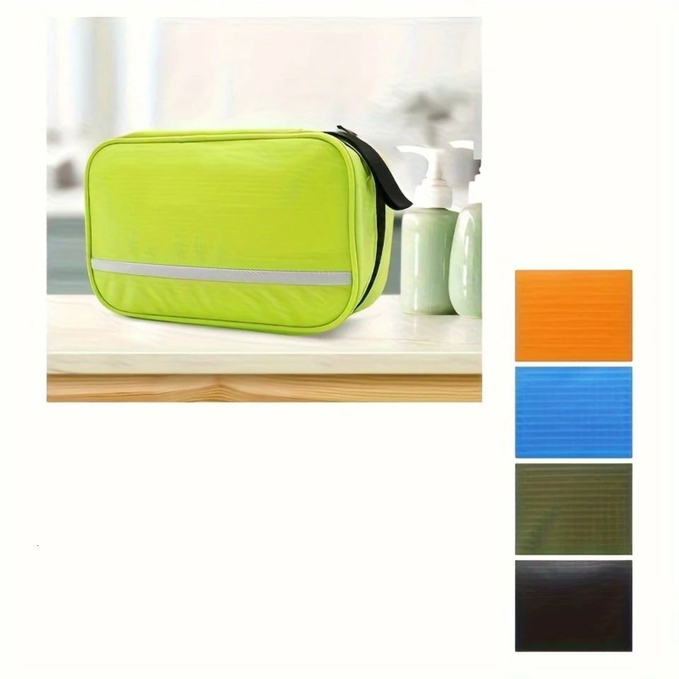 Ship from US Travel Toiletry Bag With Hook Cosmetic Makeup Case Business Toiletries For Men Shaving Kit Hanging Pouch 250227FBB