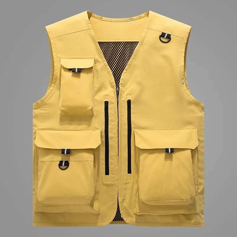 Fashion Vest With Multiple Pockets For Men And Women - Stylish Outdoor Camping Sleeveless Jacket