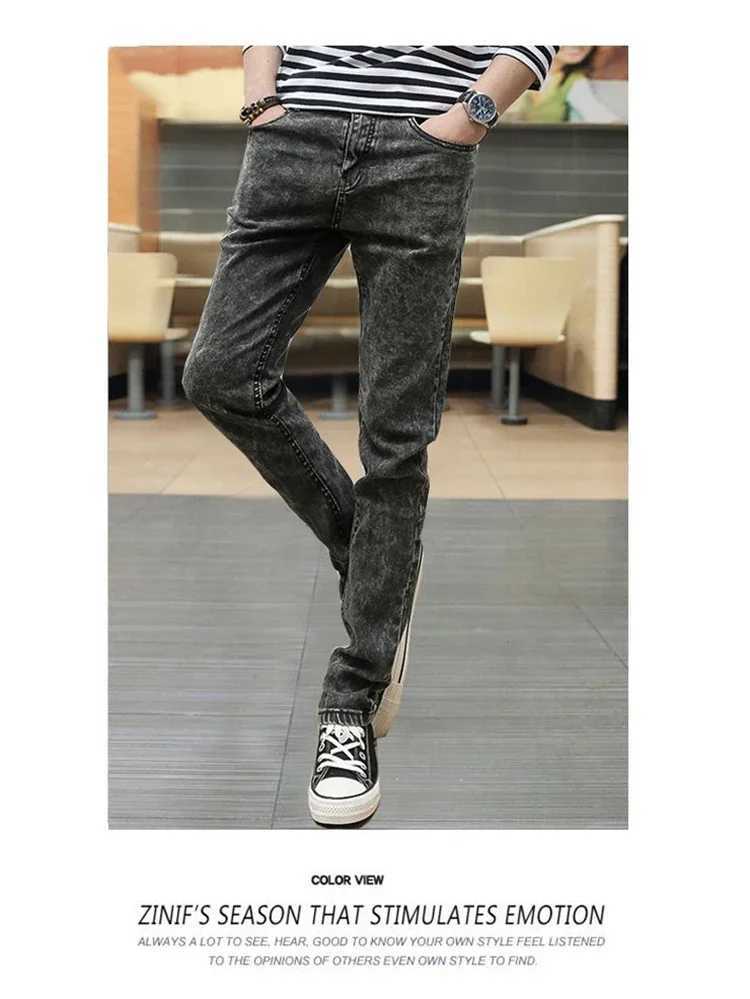 2025 New Mens Slim Fit Classic Skinny Jeans Casual Street Style Comfortable Casual Mens Skinny Jeans Male Slim Fit Pencil Denim X250227