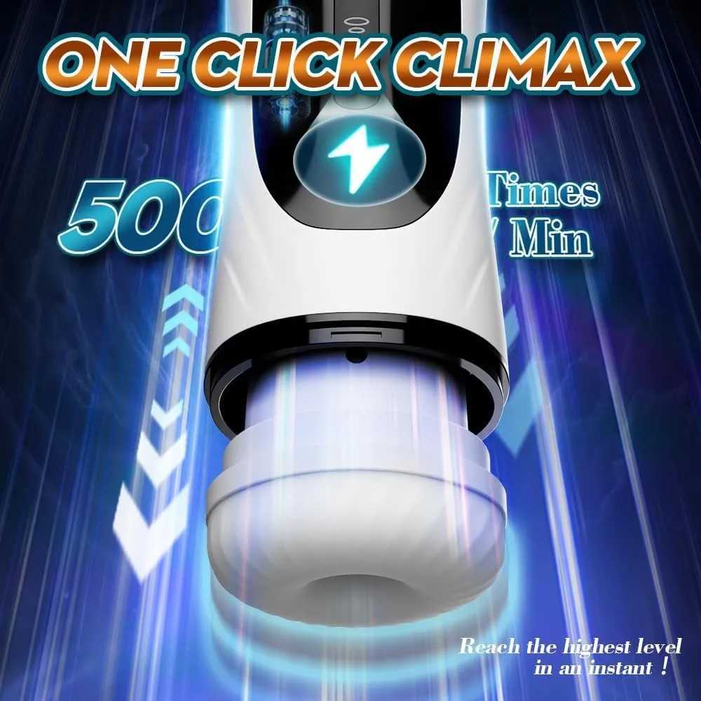 Automatic Male Masturbator Sex Toys for Men Masturbators Cup Thrusting Sucking Vibration Pocket Pussy Adult Toy Men MasturbationXJ250227