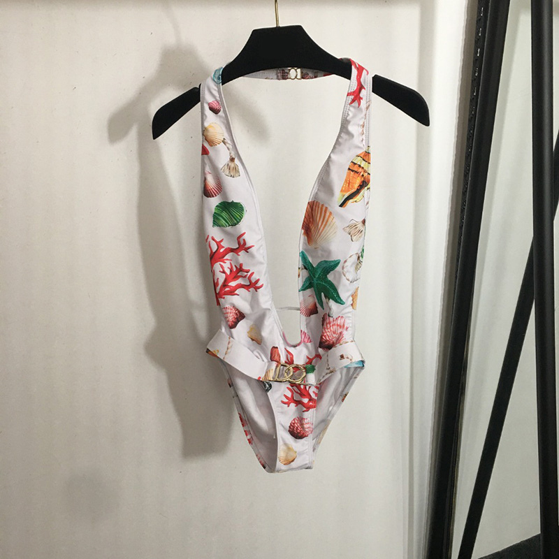 Hollow Out Hanging Neck Bikini For Women Scarf Skirt Animal Printed Triangle Swim Bodysuit Outdoor Pool Party Beach Wear Bathing Suits