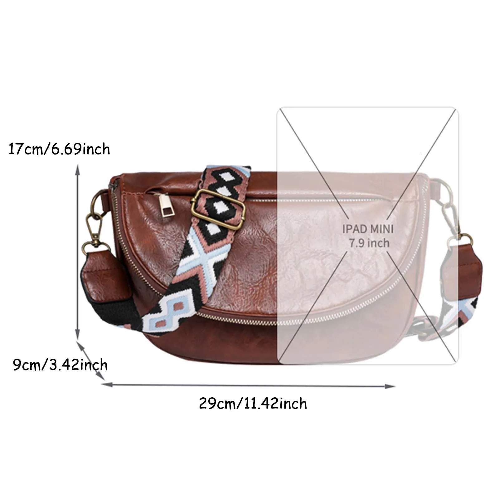 Ship from US Women Retro Shoulder Bag Fashion Casual Pu Leather Underarm Flap Crossbody Handbags Chic Ladies Street Bags 250227FBB