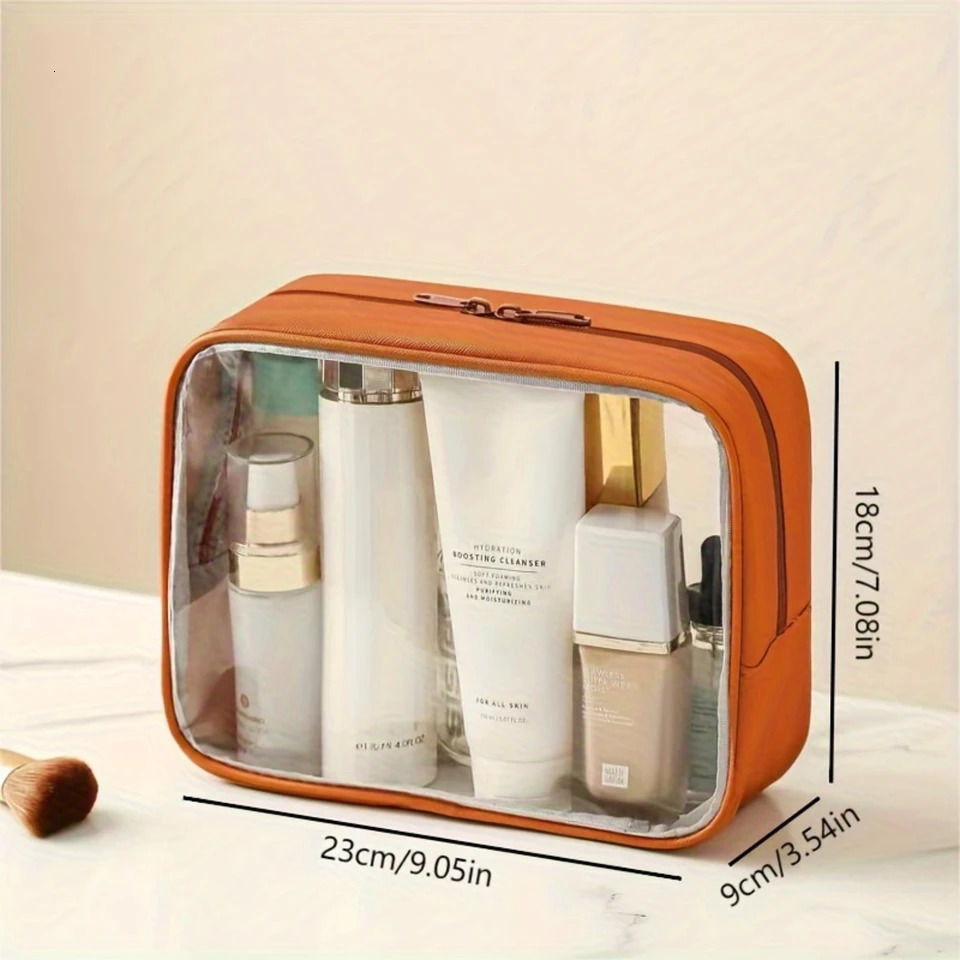Ship from US Makeup Bag Portable Cosmetic Large Capacity Travel Case Organizer Toiletry With Handle For Women 250227FBB