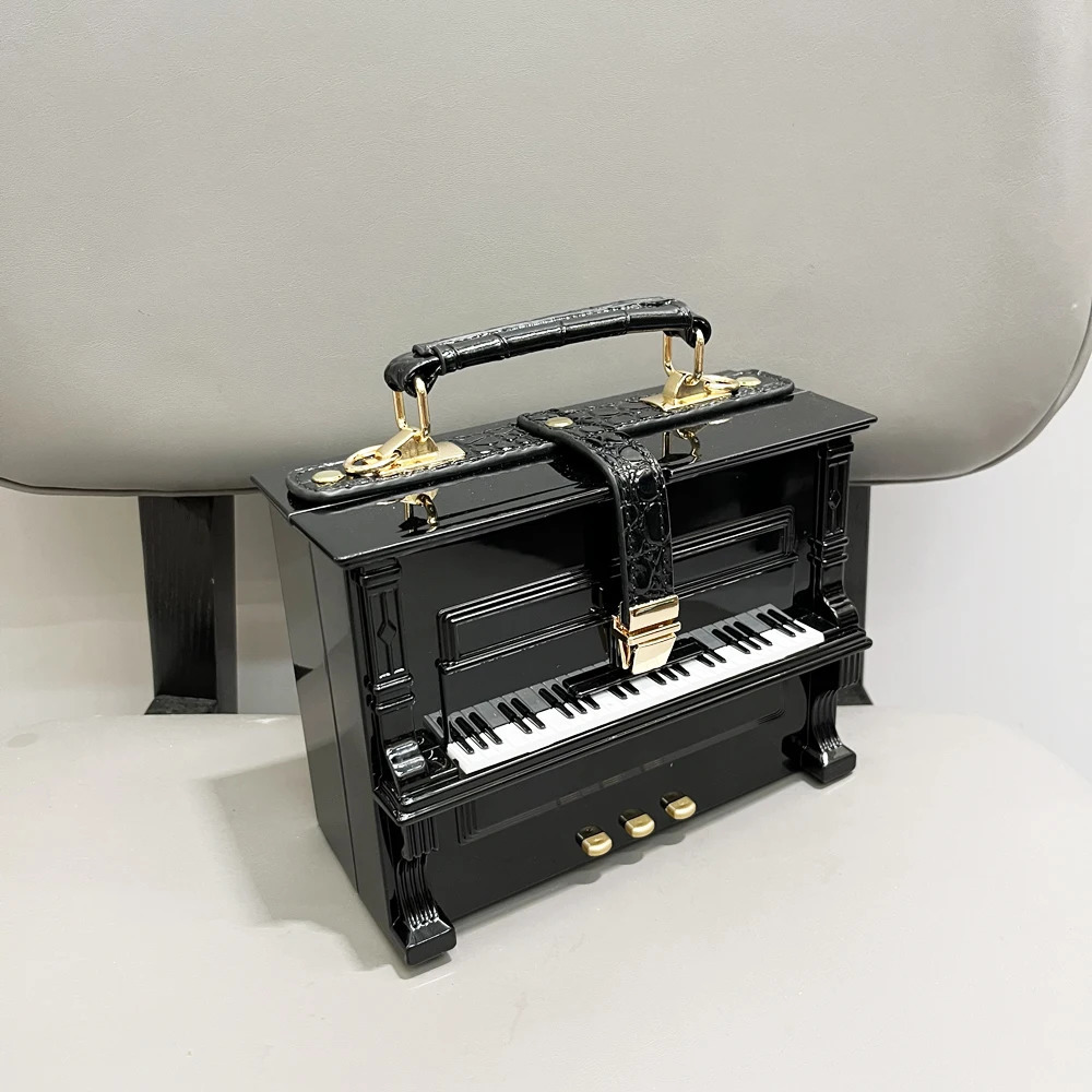 purses and handbags y ner crossbody shoulder bag For Women piano shape handmade bags Purse Messenger Bag banquet 250226