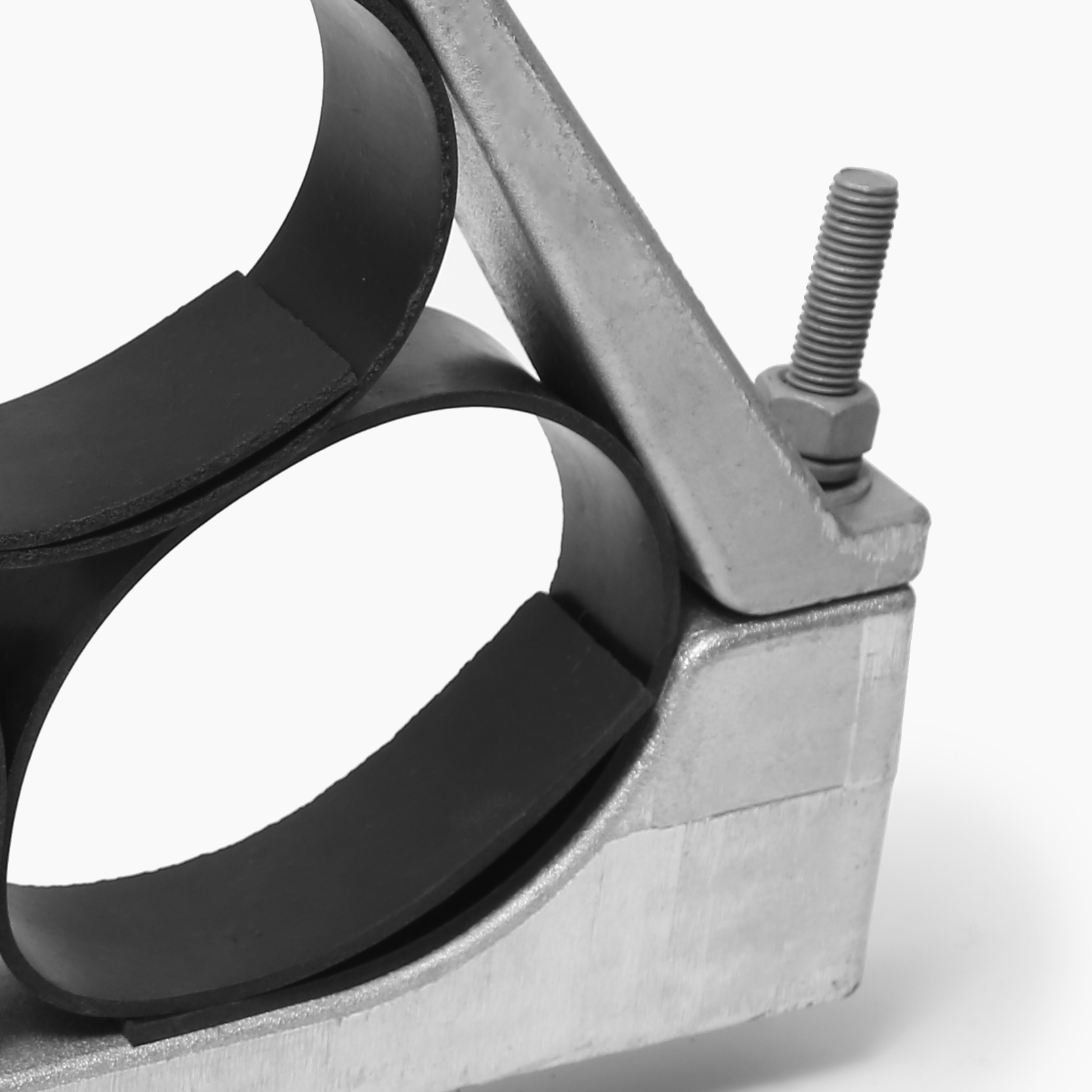 Custom High-Pressure Cable Clamp JGPU Type Aluminum Alloy with Holes for Bridge Rack Mounting