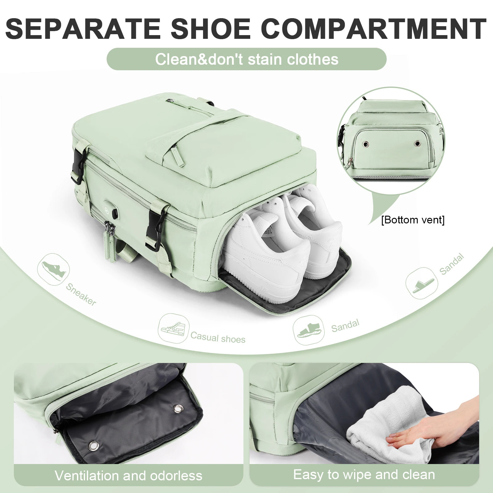 Ship from US Lightweight Travel Backpack For Women MenCarry On BackpackBackpack for College EssentialsCasual Daypack Laptop Bag 250227FBB