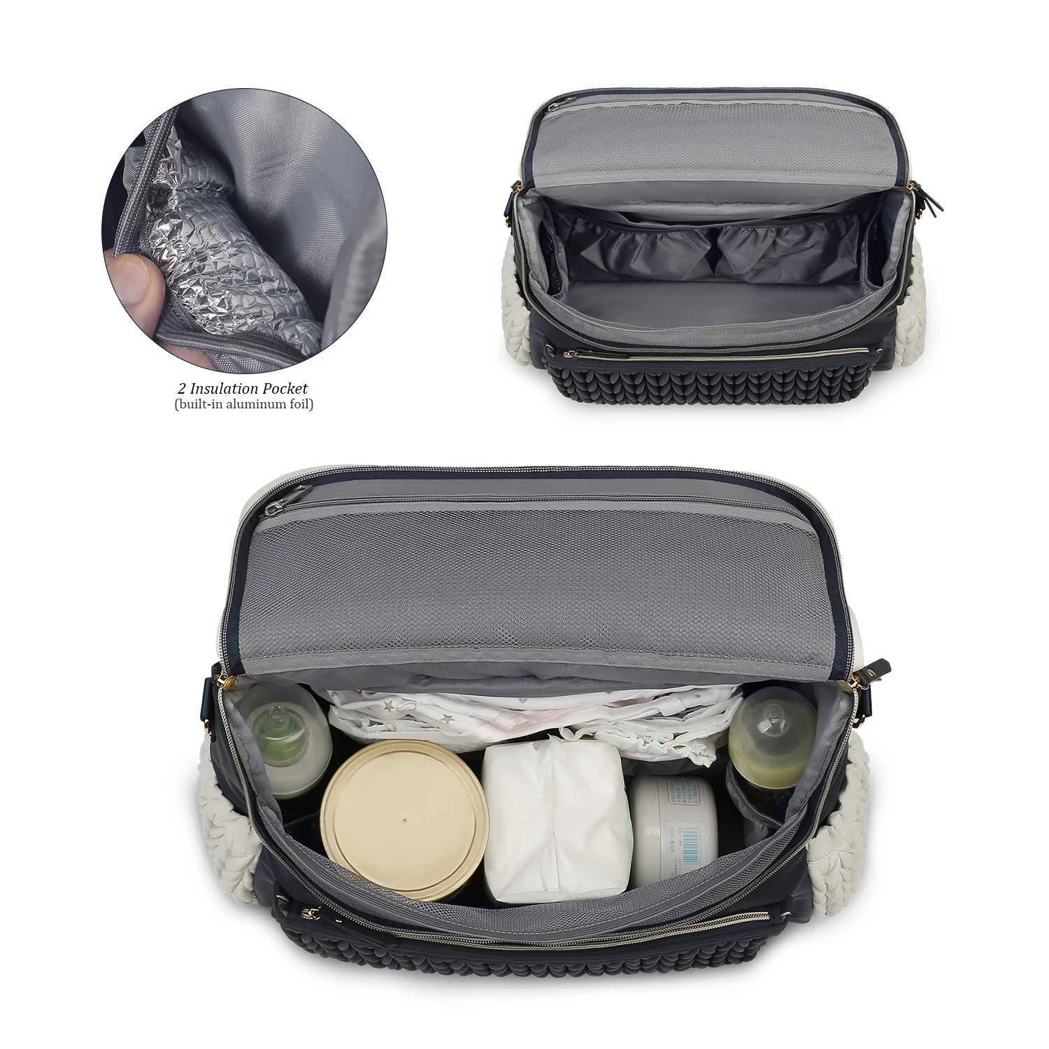 Diaper Bags Mommy bag single shouldermultifunctional. Mommy bag detachable straps large capacity Y250227FNYL