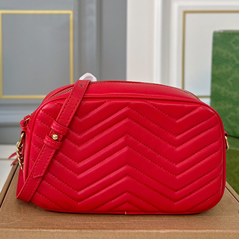 Retro camera classic wavy striped fashionable commuting designer women's shoulder high-end handbag practical crossbody shopping bag