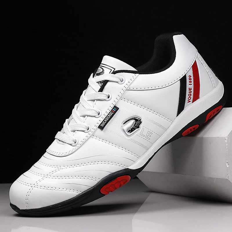 Mens Sports Shoes Leather Waterproof Running Sneakers Luxury Walking Gym Shoes Mens Non-slip Training Sneakers Flat Shoes Tennis Z250227
