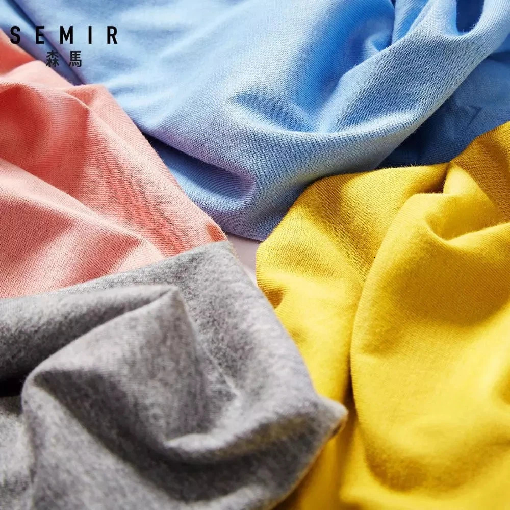 SEMIR T Shirt Men Fashion Casual Cotton T-shirts Men White Tee Shirts Short Sleeve Streetwear Summer Tops For Male 250226