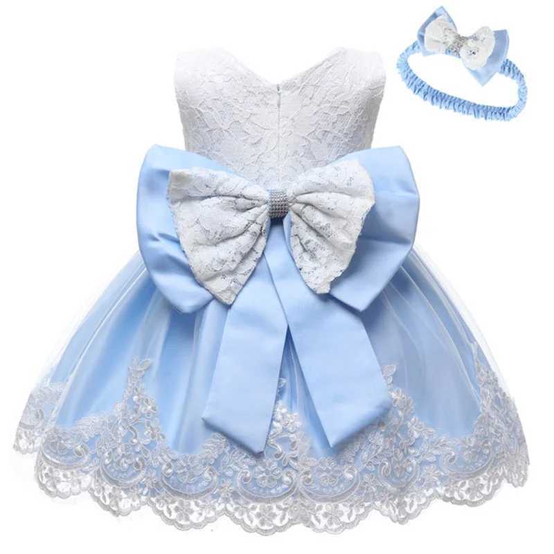 Girl's Dresses Childrens Elegant Dresses For Girls Baby 1st Birthday Party Dress Girls Princess Skirt Kids Lace Dresses 0-24Months Y250227I6WF