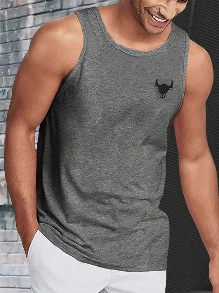 Summer Sports Designer Outdoor Sports Loose And Comfortable Sleeveless T-shirt Daily Street Men's Fashion Tank Top