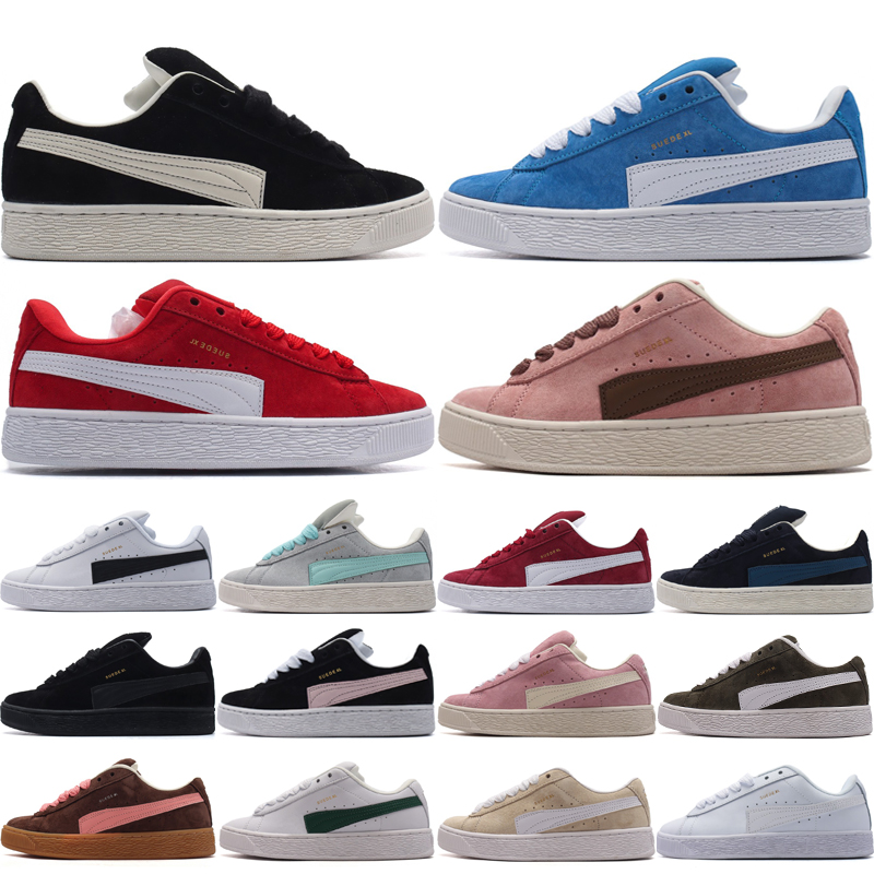 Top Casual Shoes For Men Women 2025 Classical Suede XL Team Royal Black Frosted Ivory Dark Olive Grape Mist Outdoor Platform Sneakers Size 36-45