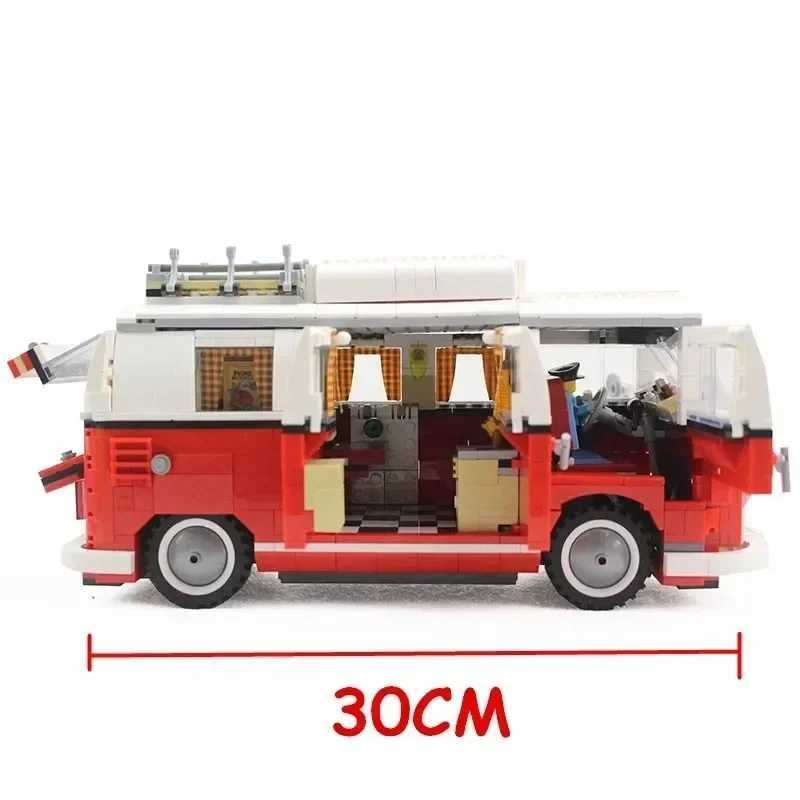 Car B Bus Cpatible 10220 10252 10242 Model Building Blocks Boys Girls Birthday Gifts Toys for Children Y250227