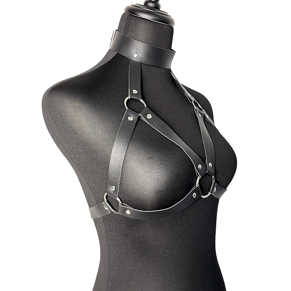 Women Underwear Chest Harness BDSM Lingerie Sexy Choker Top Bondage Gothic Fetish Clothes Body Bra Mature Harajuku Stockings 250227