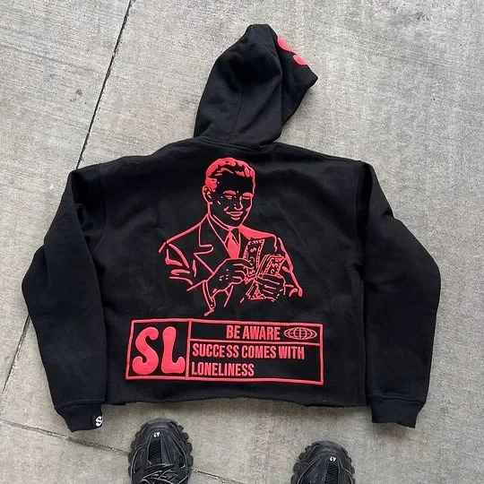 Smart Loners Hoodies Y2K Clothes Mens Womens Harajuku Gothic Hip Hop Graphic Print Oversized Sweatshirts Pullover Hoodie 250226