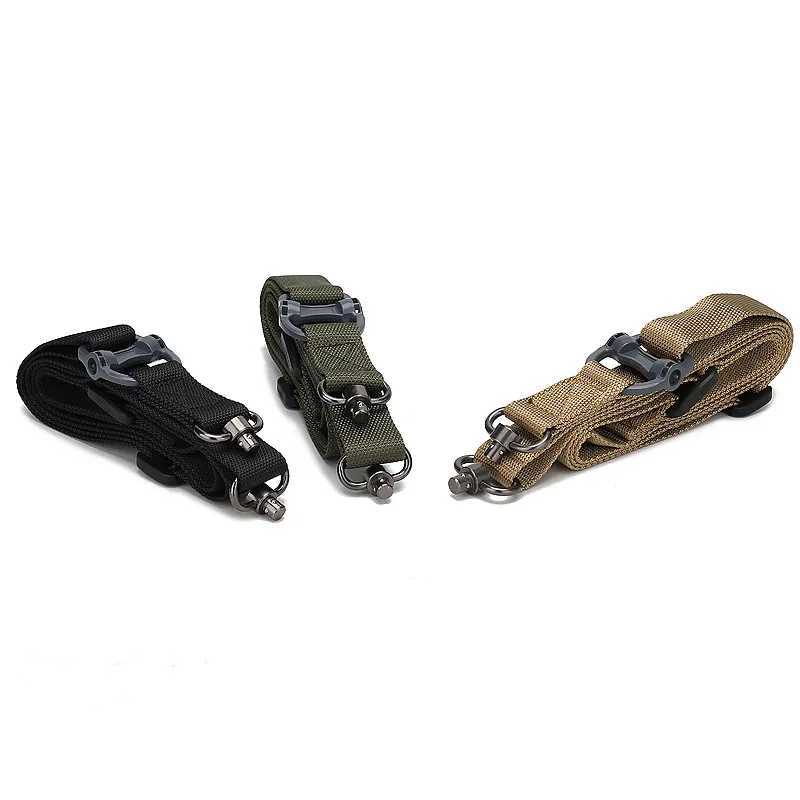 Adjusteab MS4 Rif sling gun QD metal strap switch tactical nylon 2-point weapon multi mission Rear Airsoft hunting Acc W250227
