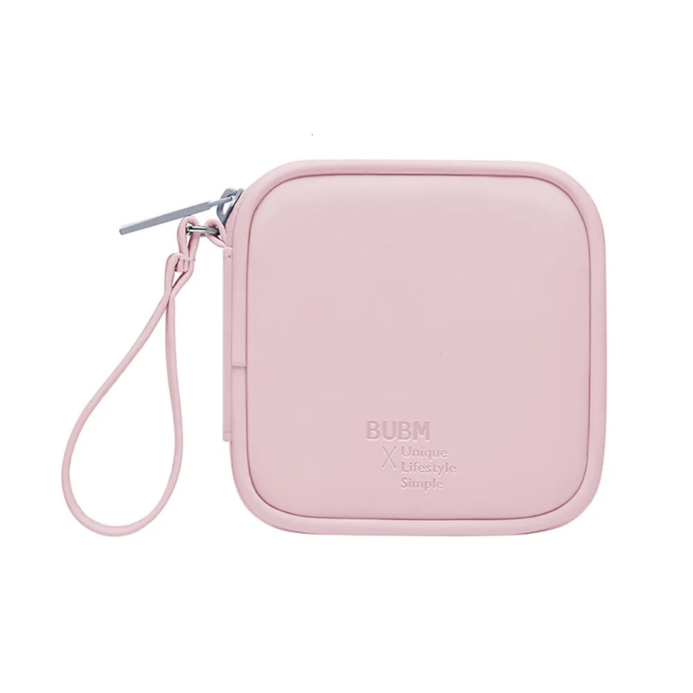 Ship from US BUBM original factory simple charging data cable storage bag waterproof and scratch resistant PU digital accessories Earpho 250227FBB