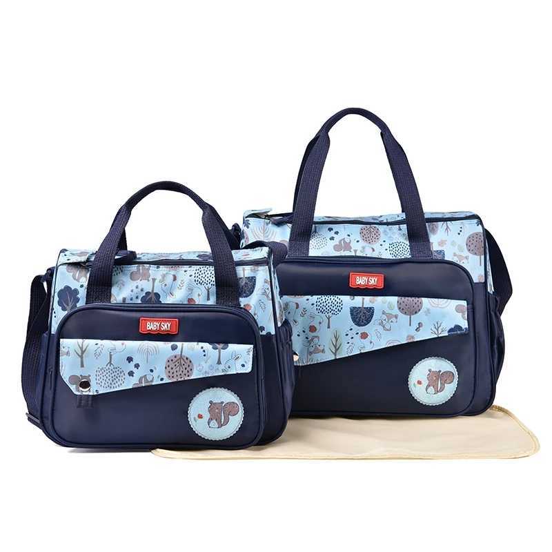 Diaper Bags MOTOHOOD 3pcs Mummy Maternity Nappy Bag Sets Large Capacity Nappy Bag Travel Nursing Bag for Baby Care Womens Fashion Bag Y250227SLEI