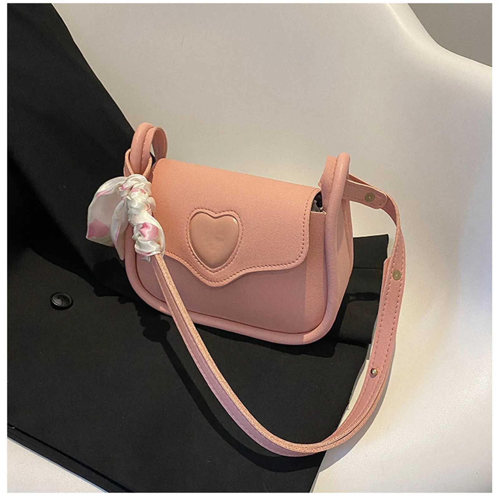 Women Fiable Crossbody Small Square Bag Female Versatile PU Leather Phe Pouch Persality Niche Shoulder Underarm BagsXJ250227
