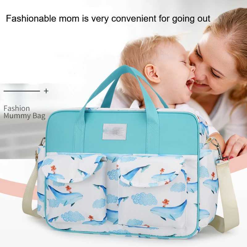 Diaper Bags Portable Maternity Mother baby bag Fashion Women Mothers bag Infant Baby Kids Travel Diapers Nappy Caddy Changing Bags Y250227B7KF