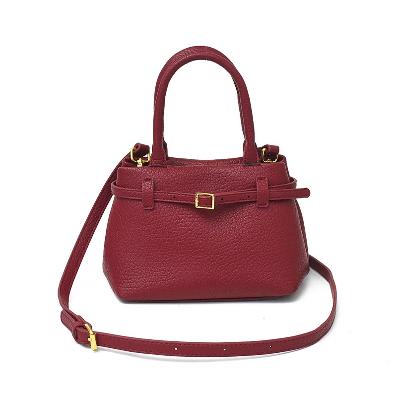 Ship from US Women Trendy Shoulder Bucket Bag PU Leather Vintage Crossbody Solid Color Versatile Tote Handbag Female Dating 250227FBB