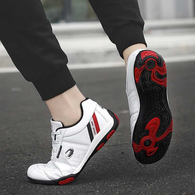 Mens Sports Shoes Leather Waterproof Running Sneakers Luxury Walking Gym Shoes Mens Non-slip Training Sneakers Flat Shoes Tennis Z250227