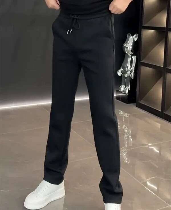 Men's Cotton Jogger Sweatpants: Breathable Quick-Dry Sports Pants For Running, Fiess, Casual Wear