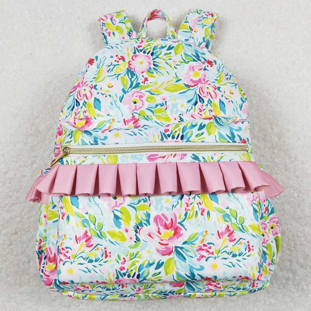 RTS Wholesale Mommy Bag Boutique Diaper Bag High Volume Baby Girls Backpack Cow Kids Casual Children Bags Zipper Hasp Backpack 250227