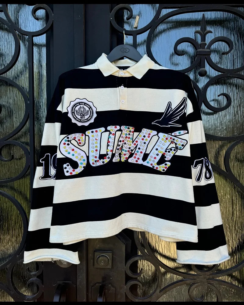 American fashion Gothic letter oversized T-shirt mens Y2K street hip-hop retro Harajuku loose and versatile womens clothing 250225