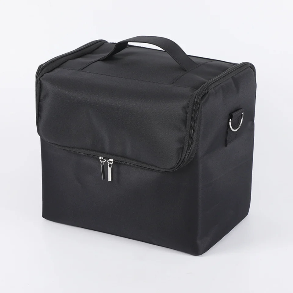 Ship from US Portable layered folding cosmetic box manual tool kit essential oil travel toilet bag perfect for On Go Bea 250227FBB