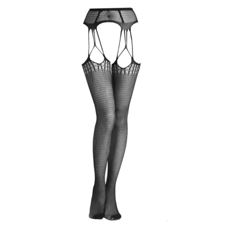 Simplejewel Fishnet Thigh High Garter Stockings Patterned Tights for Women Belt Set Suspender Pantyhose for Girl 250227