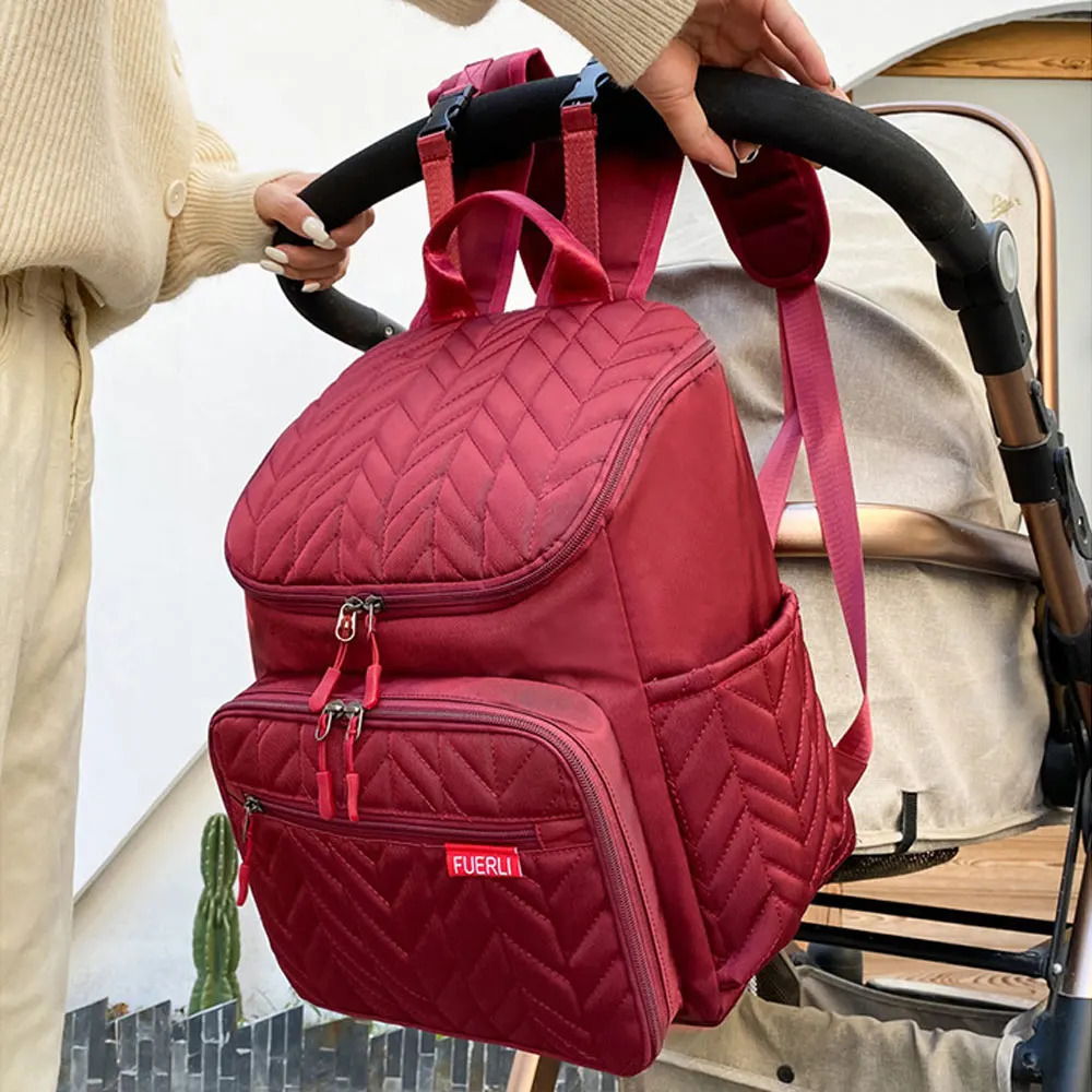 born Diaper Bag Mummy Maternity Waterproof Nappy Bag Baby Travel Backpack Diaper Organizer Nursing Bag For Baby Stroller 250227