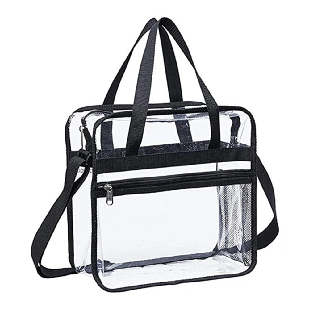 PVC Clear Waterproof Wash Bag Large Capacity Travel Shopping Storage Tote Clutch 250221