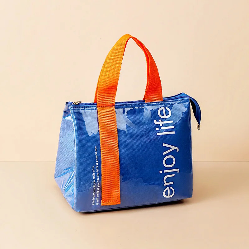Ship from US Waterproof bento bag thickened insulation for office workers high aesthetic handbag lunch box cross 250227FBB