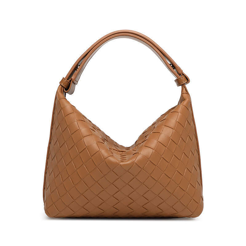 Women's Bags Autumn women's high-end soft woven handbag, niche casual travel practical texture pillow bag