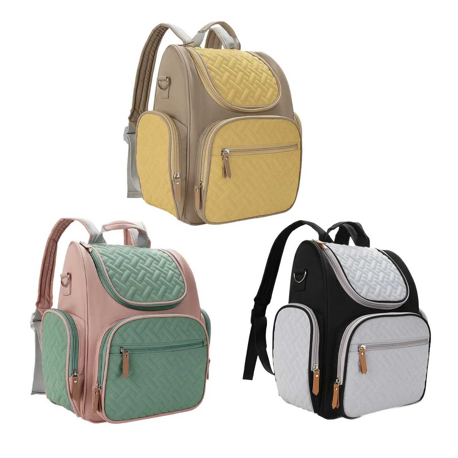 Diaper Bags Baby diaper bag waterproof change pad with baby carrier baby travel bag baby diaper change bag Y2502271DZ3