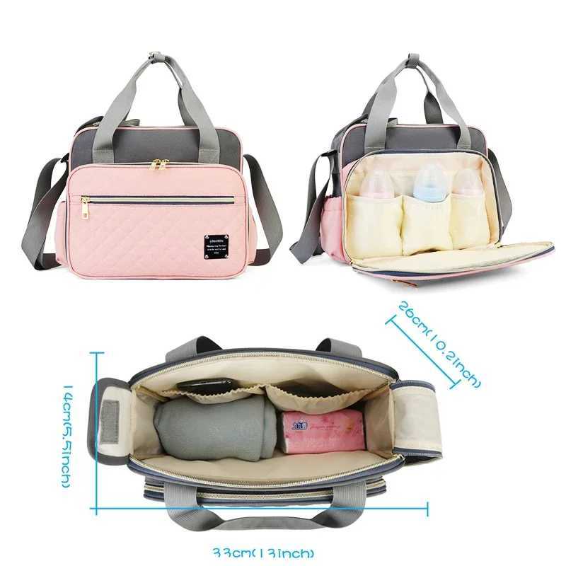 Diaper Bags New Style Waterproof Diaper nappy Bag Large Capacity Messenger Travel Bag Multifunctional Maternity Mother Baby Stroller Bags Y250227IUGP
