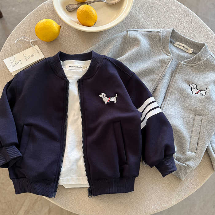Jackets 2025 Boys Jacket Casual Childrens Coat Spring New Collection Small and Medium sized Childrens Outerwear Baby Baseball JacketY250227BJ21