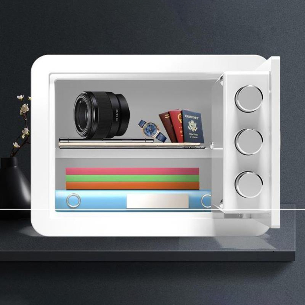 Digital 25Cm Safes Steel Safety Safe Home Office Safety-Deposit Box Depository Strongbox Money Box Vault Mechanical Code Lock